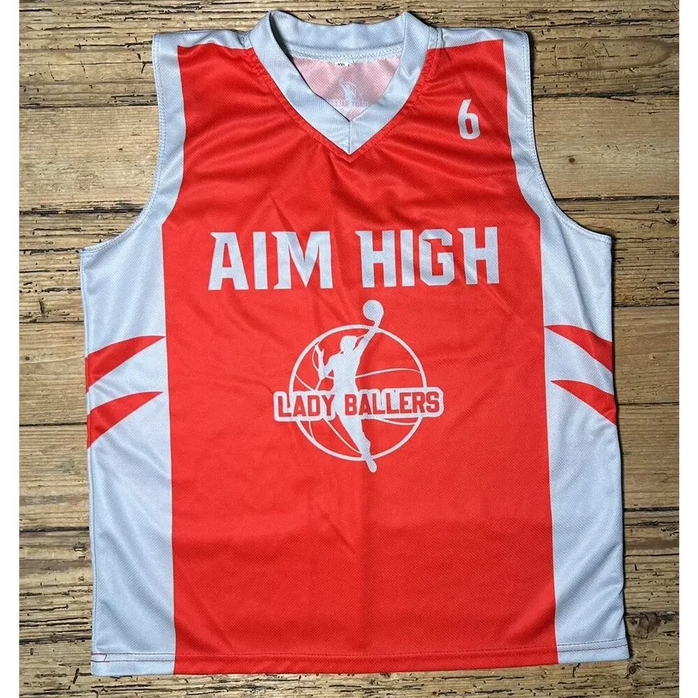 Aim High Lady Ballers Basketball Jersey Set Youth XL